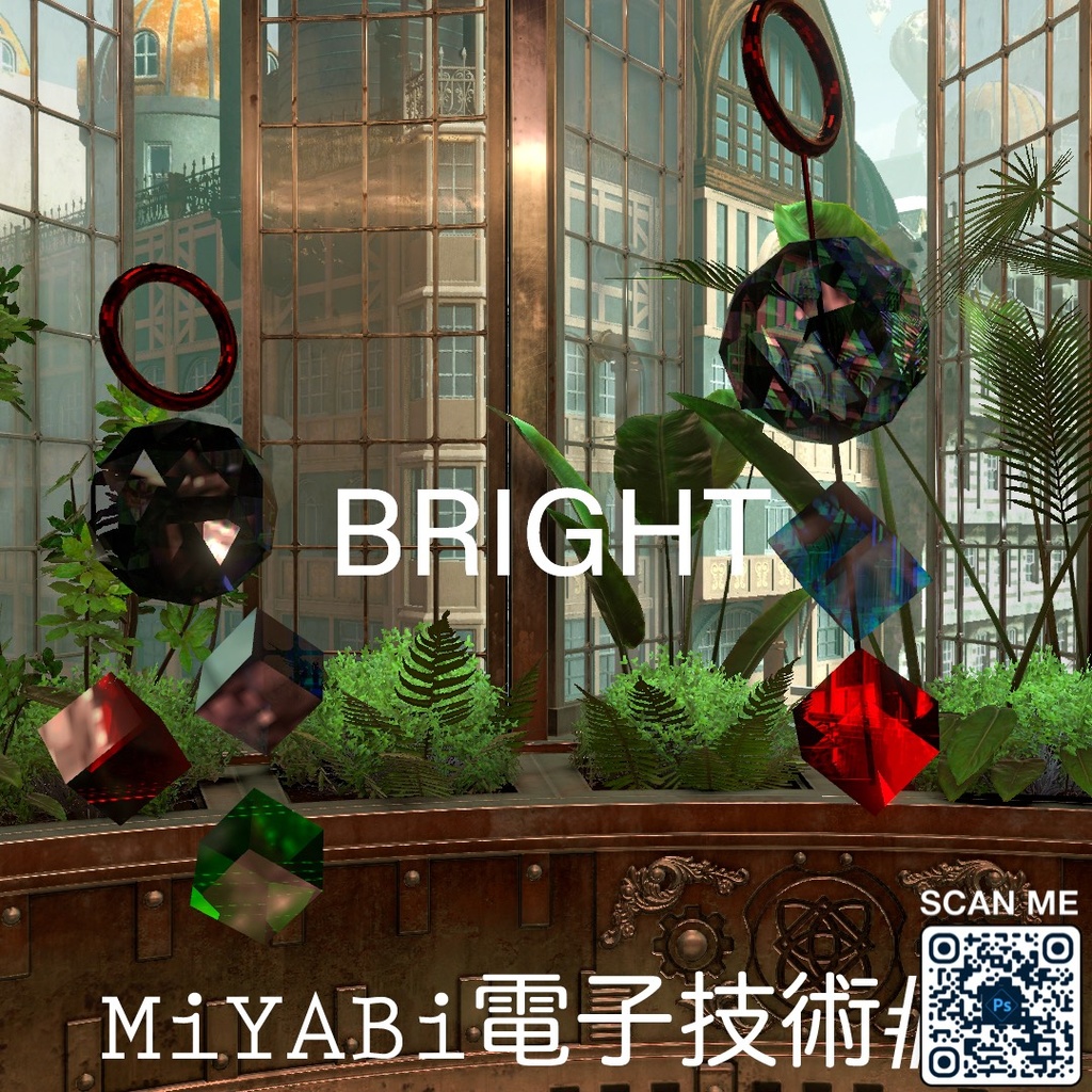 【3Dモデル】雅電子技術団#02_Bright(ブライト)