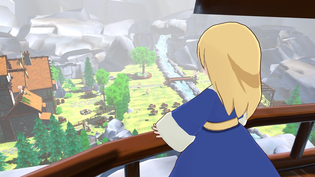 【魔法使いの妹子リア】オリジナル3Dモデル