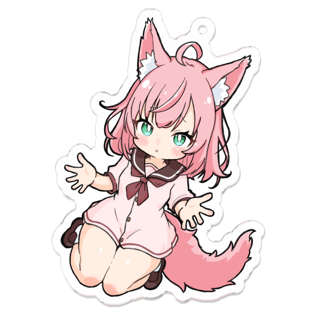 しゃくらアクリルキーホルダー - もふもふする?