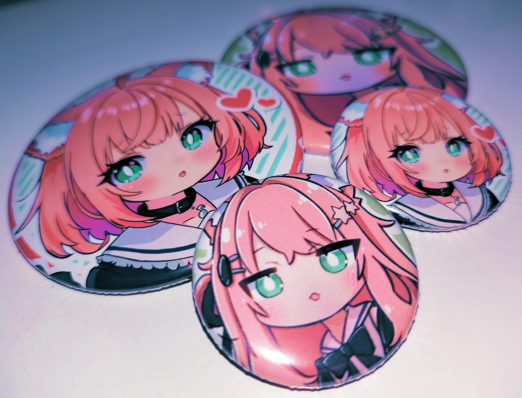 しゃくら缶バッジ - 新衣装どう?