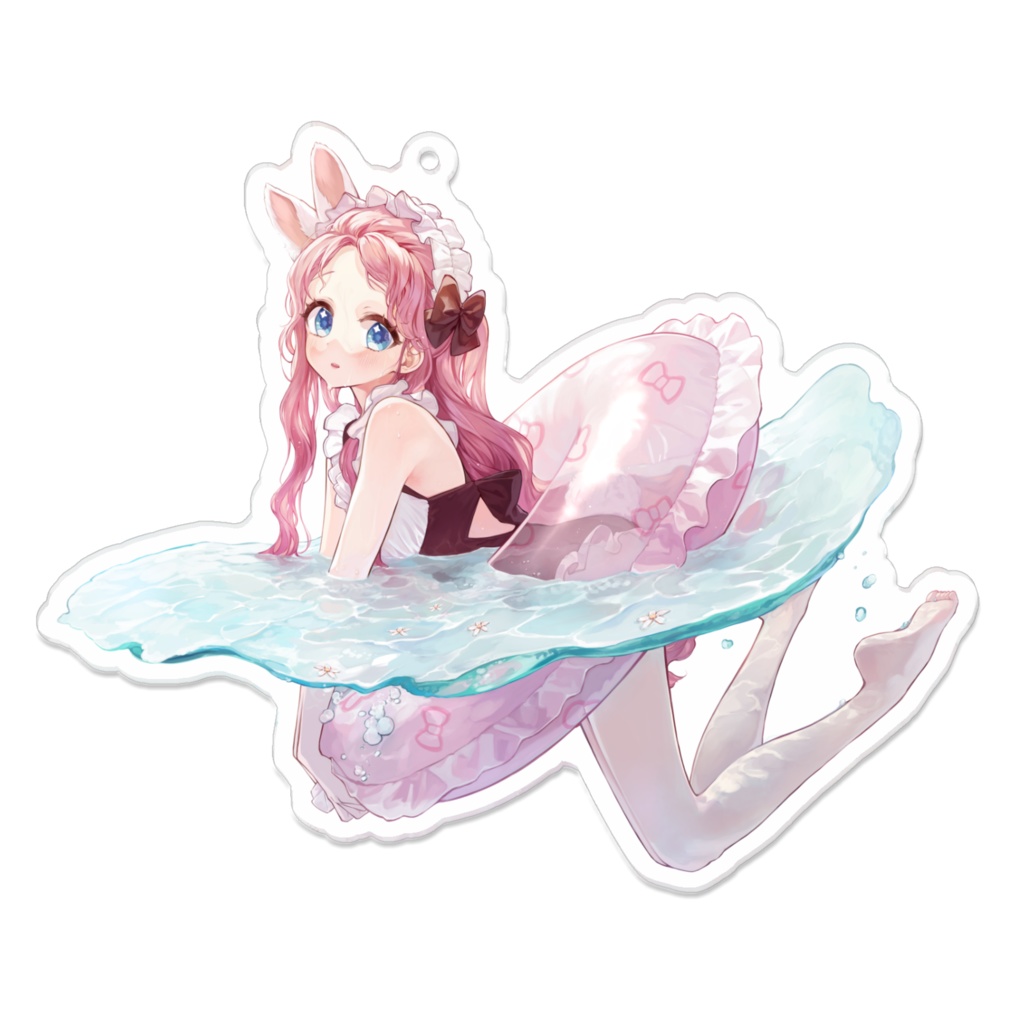 アクリルキーホルダー〈オリジナルちゃん水着〉