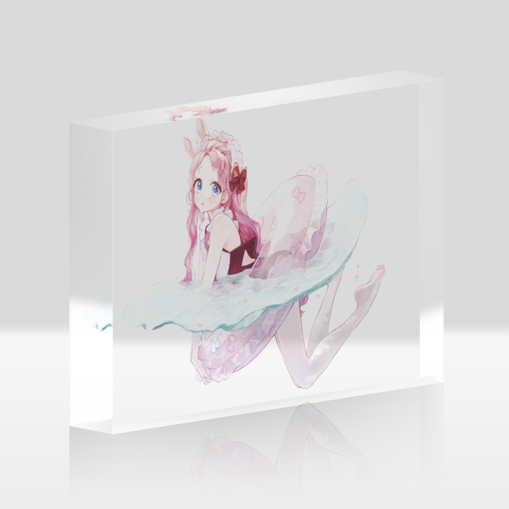 アクリルブロック〈オリジナルちゃん水着〉