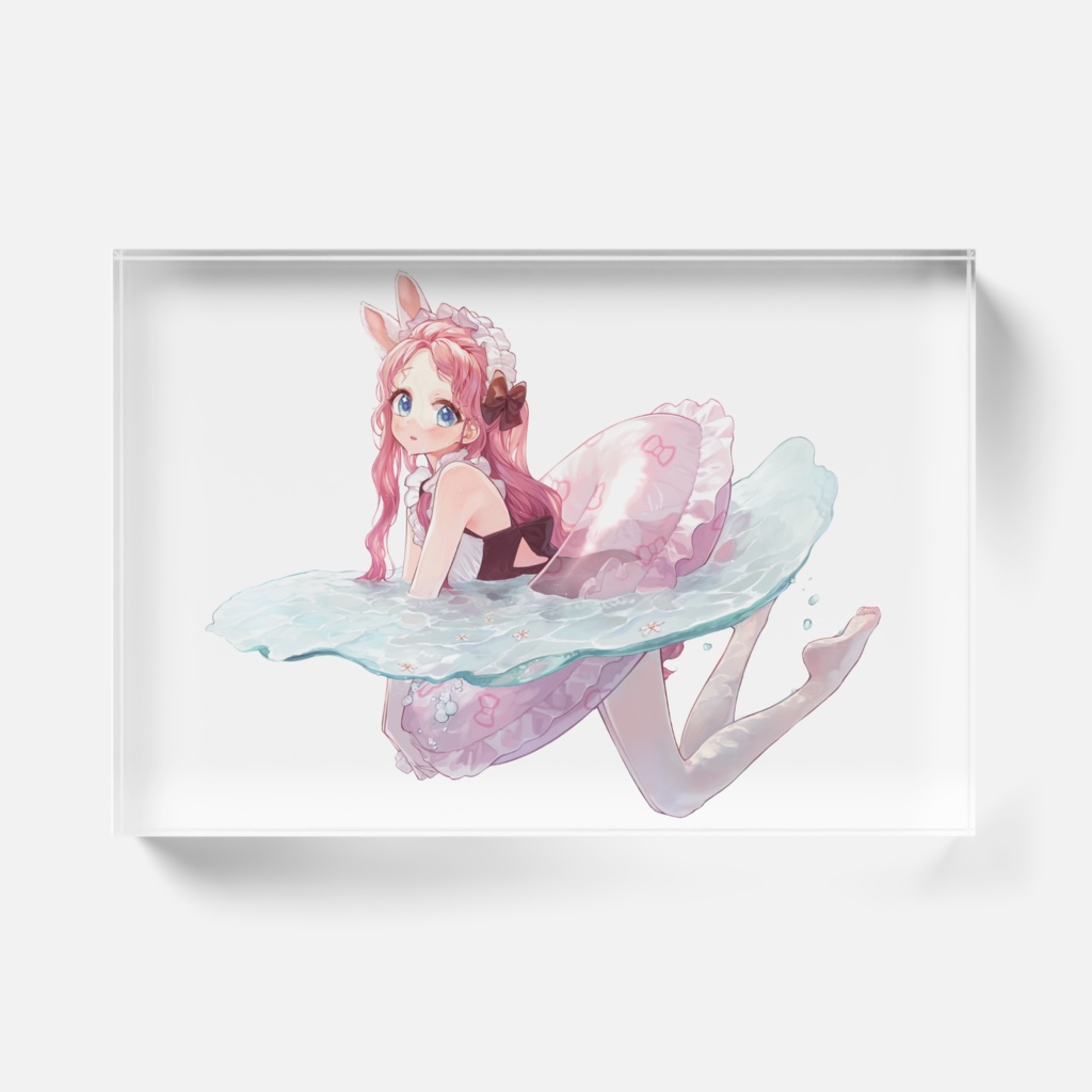 アクリルブロック〈オリジナルちゃん水着〉