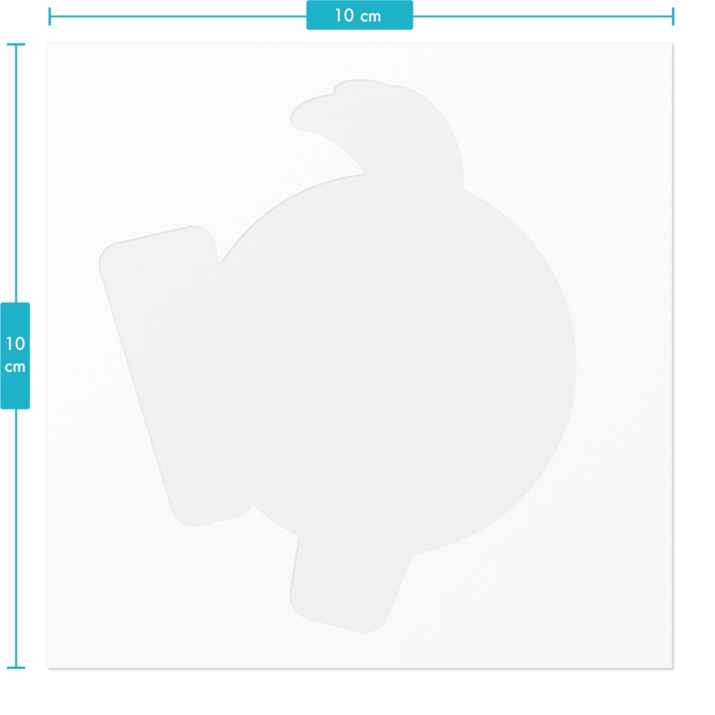 『ゆ』のステッカー