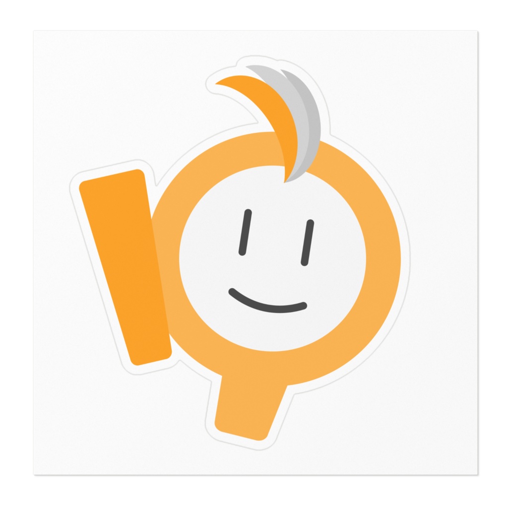 『ゆ』のステッカー