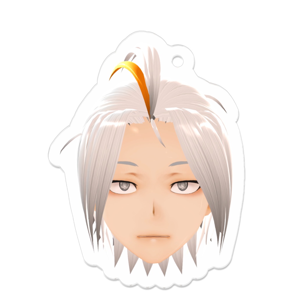 3D小月遊生首アクリルキーホルダー