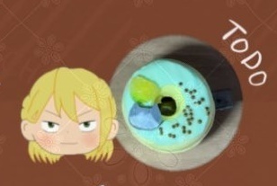 ドーナツクリップ(藤堂葵イメージ)