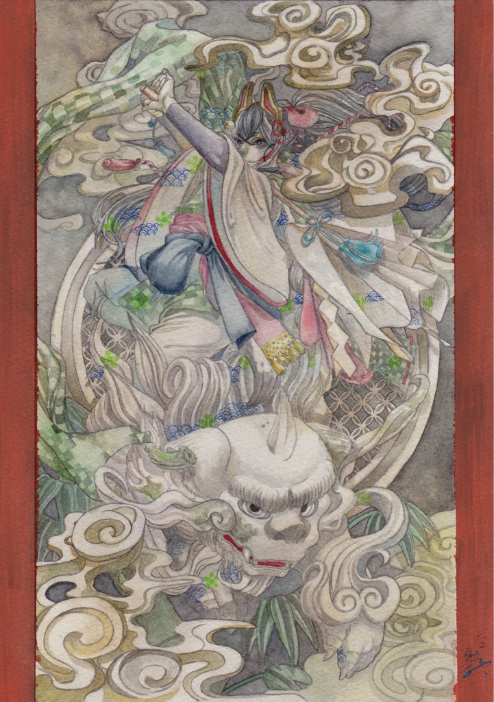 【原画】我神鼓舞