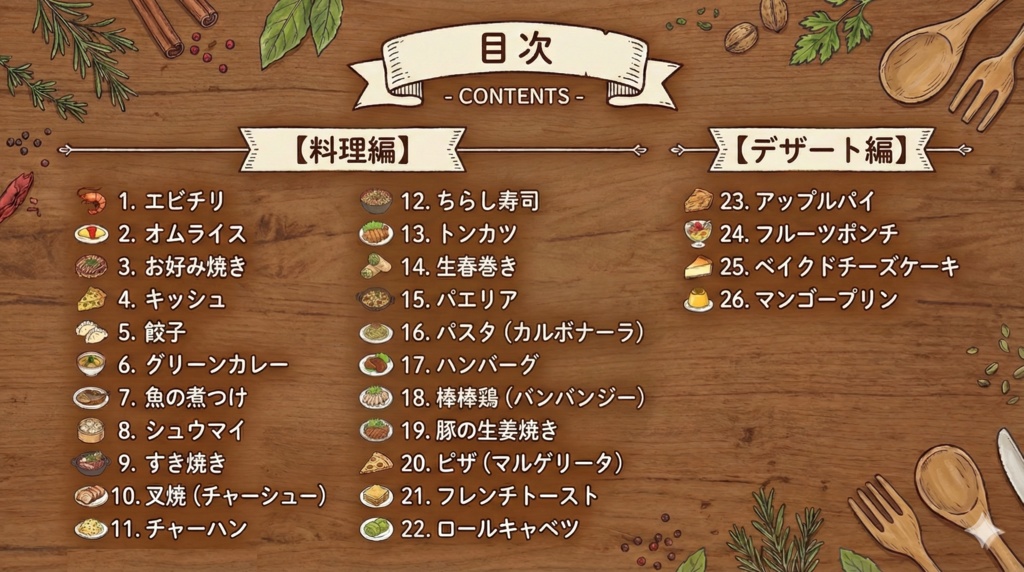 インフォグラフィックスで極める!絶品おうちごはん