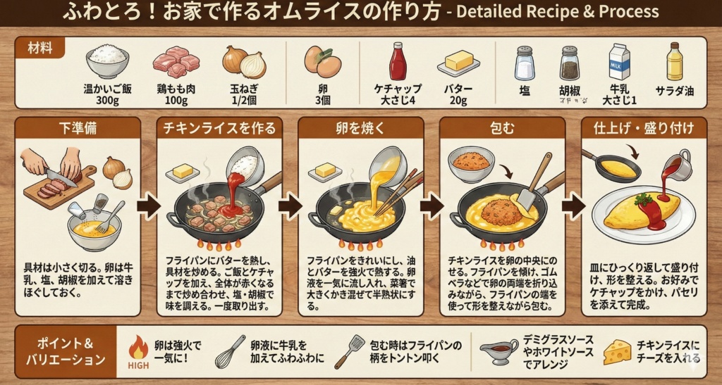 インフォグラフィックスで極める!絶品おうちごはん