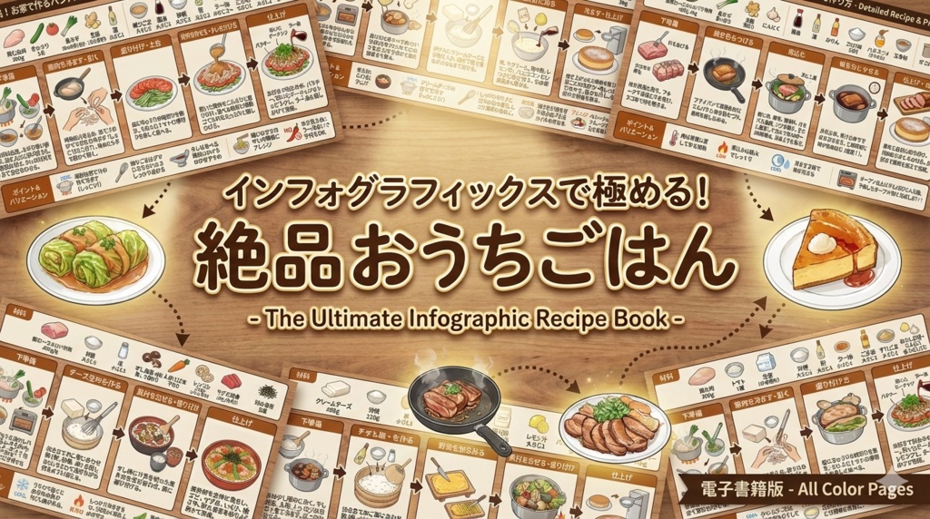 インフォグラフィックスで極める！絶品おうちごはん