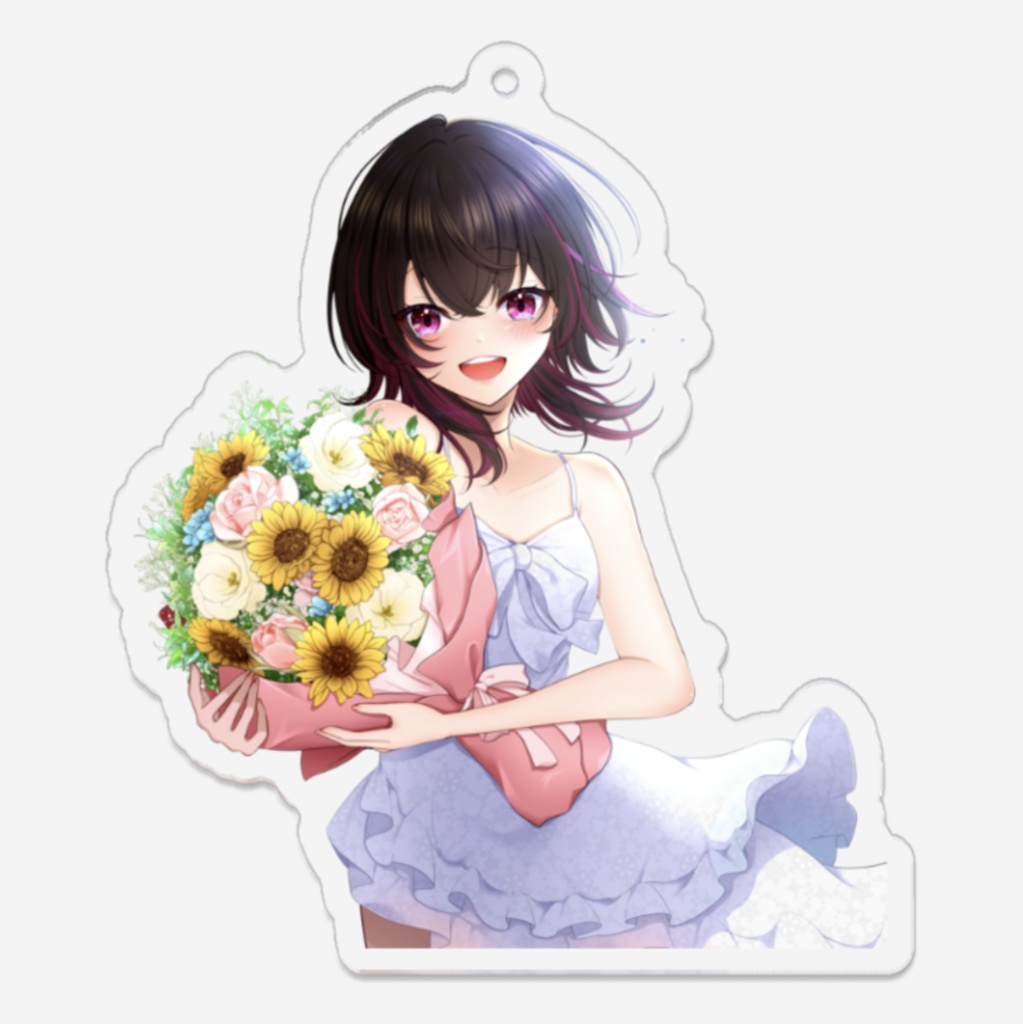 ☘️数量限定・直筆サイン入り はるさめつばさアクリルキーホルダー 誕生日イラストver☘️