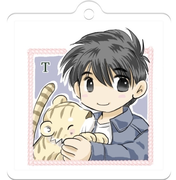 アクリルキーホルダー「T」