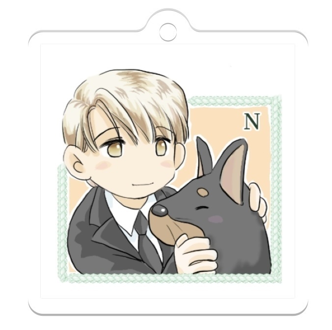 アクリルキーホルダー「N」