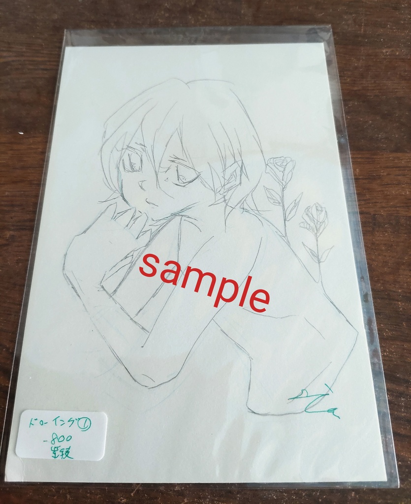 ドローイング『花シリーズ』①~③ オリジナル 手描き イラスト