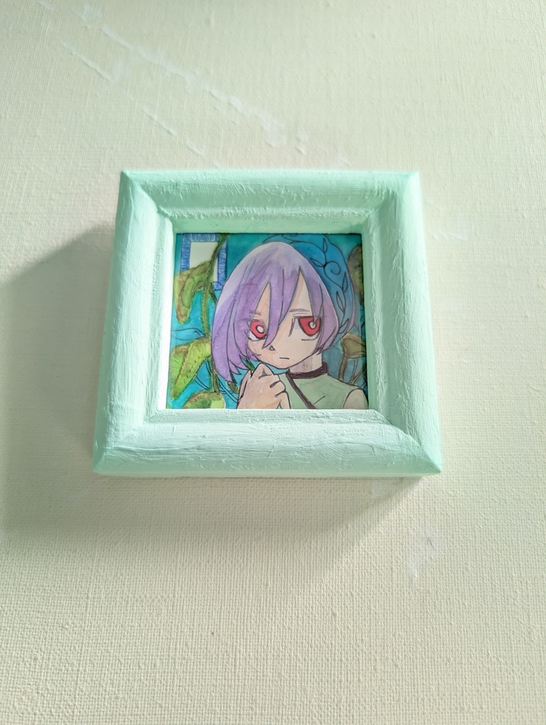 ミニ原画『フートエンシス①・②』アナログイラスト原画/ミニ原画