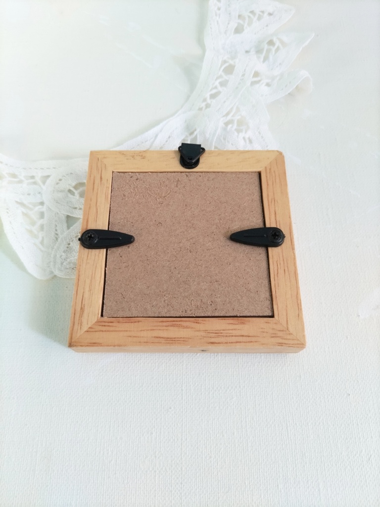 ミニ原画『白①・②』アナログイラスト原画/ミニ原画