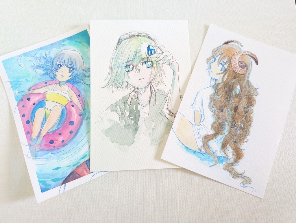 原画ガチャ(WorldWatercolorMonth2025)