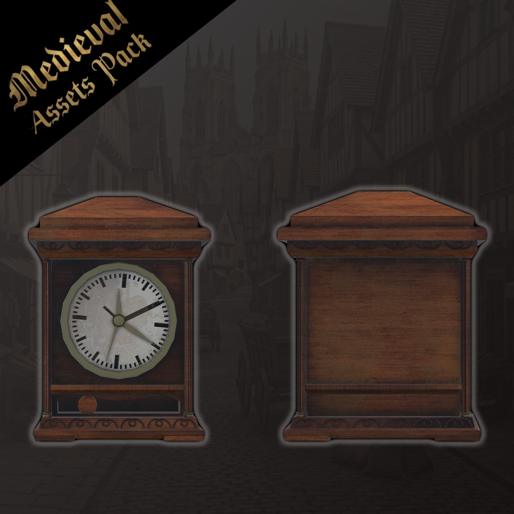 Medieval Assets Pack 中世家具セット