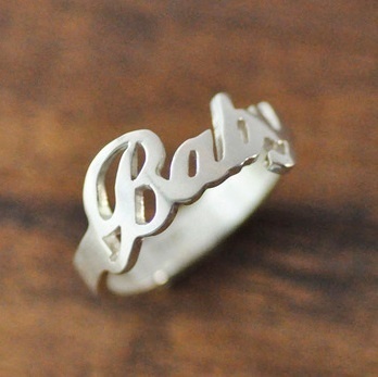 シルバー925オーダーメイド ネームリング