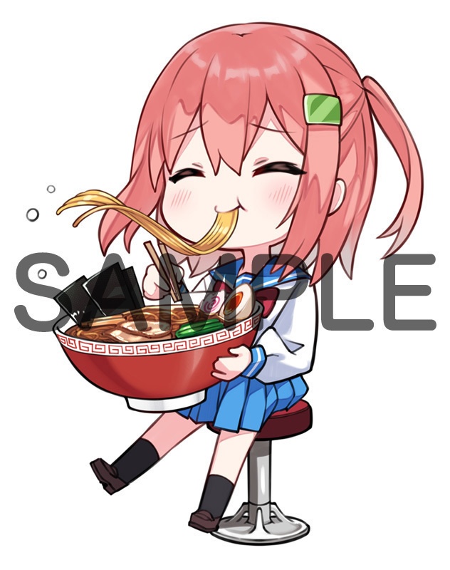 ラーメン大好き紡ちゃん　アクリルキーホルダー