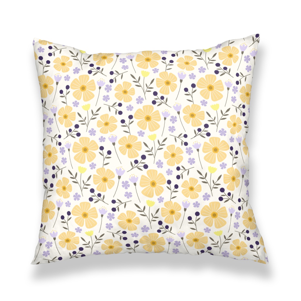 クッションカバー Joy(Yellow)