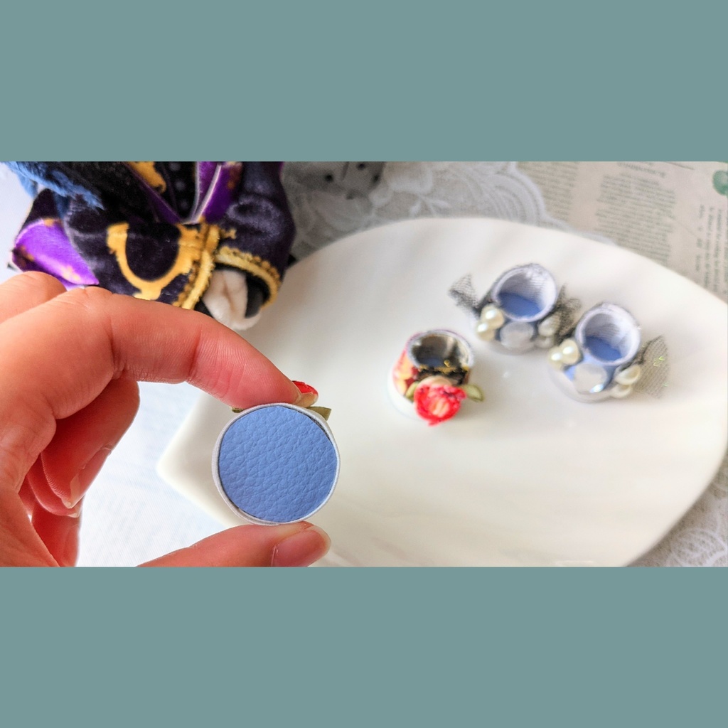 (送料無料) ぬい靴 不思議の国のアリス 「染められた薔薇」 15cmぬい