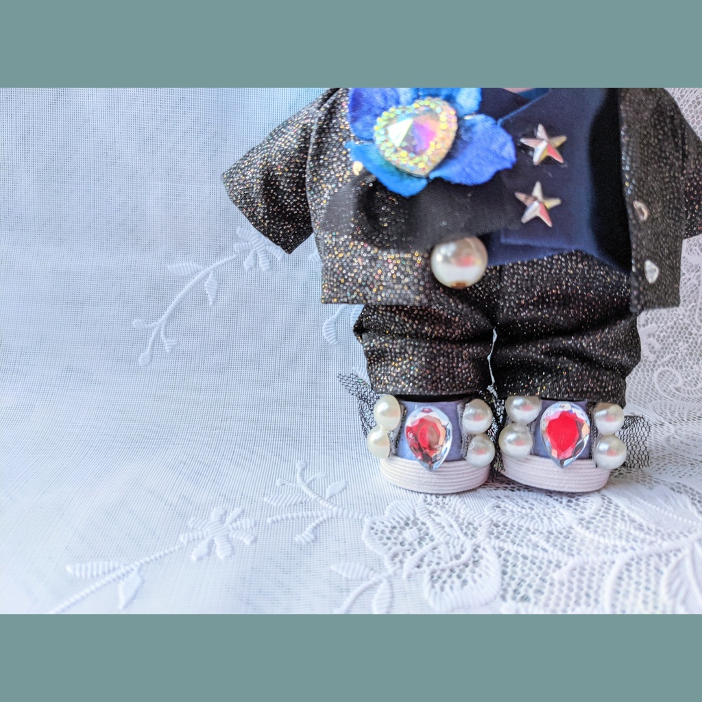 (送料無料) ぬい靴 不思議の国のアリス 「染められた薔薇」 15cmぬい