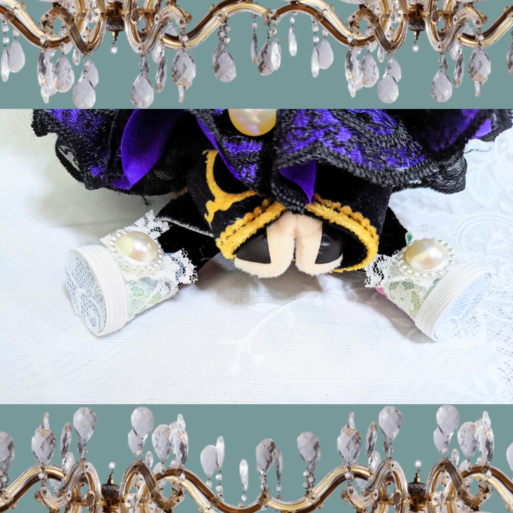 送料無料)推しの靴屋さん 光の馬車 闇の馬車 15cmぬい靴 ぬい靴