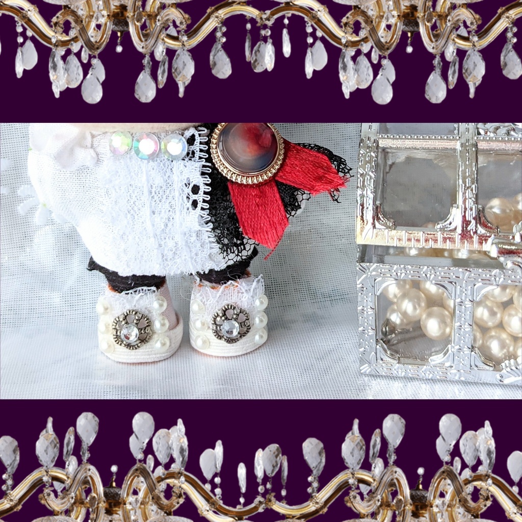 (送料無料)推しの靴屋さん 白の騎士 10cm ぬい服+ぬい靴 おまけ付き