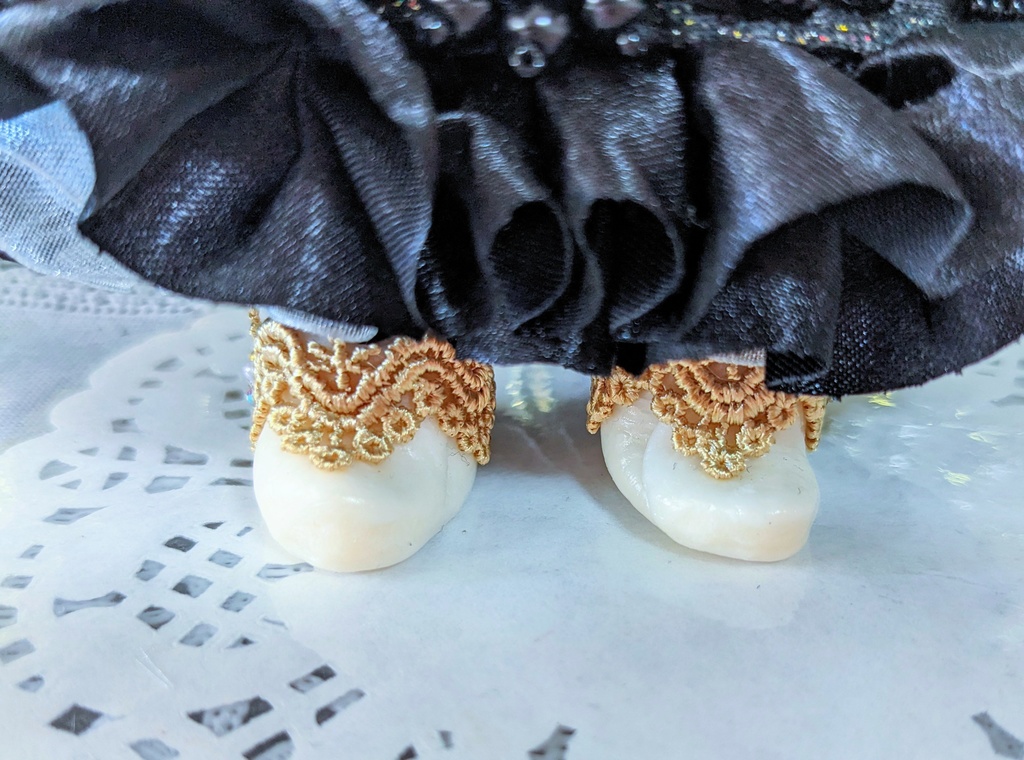 完売しました。星の王子様 ぬい靴 ぬい服 ぬいドレス 15cmぬい ともぬい ヘッドドレス付き