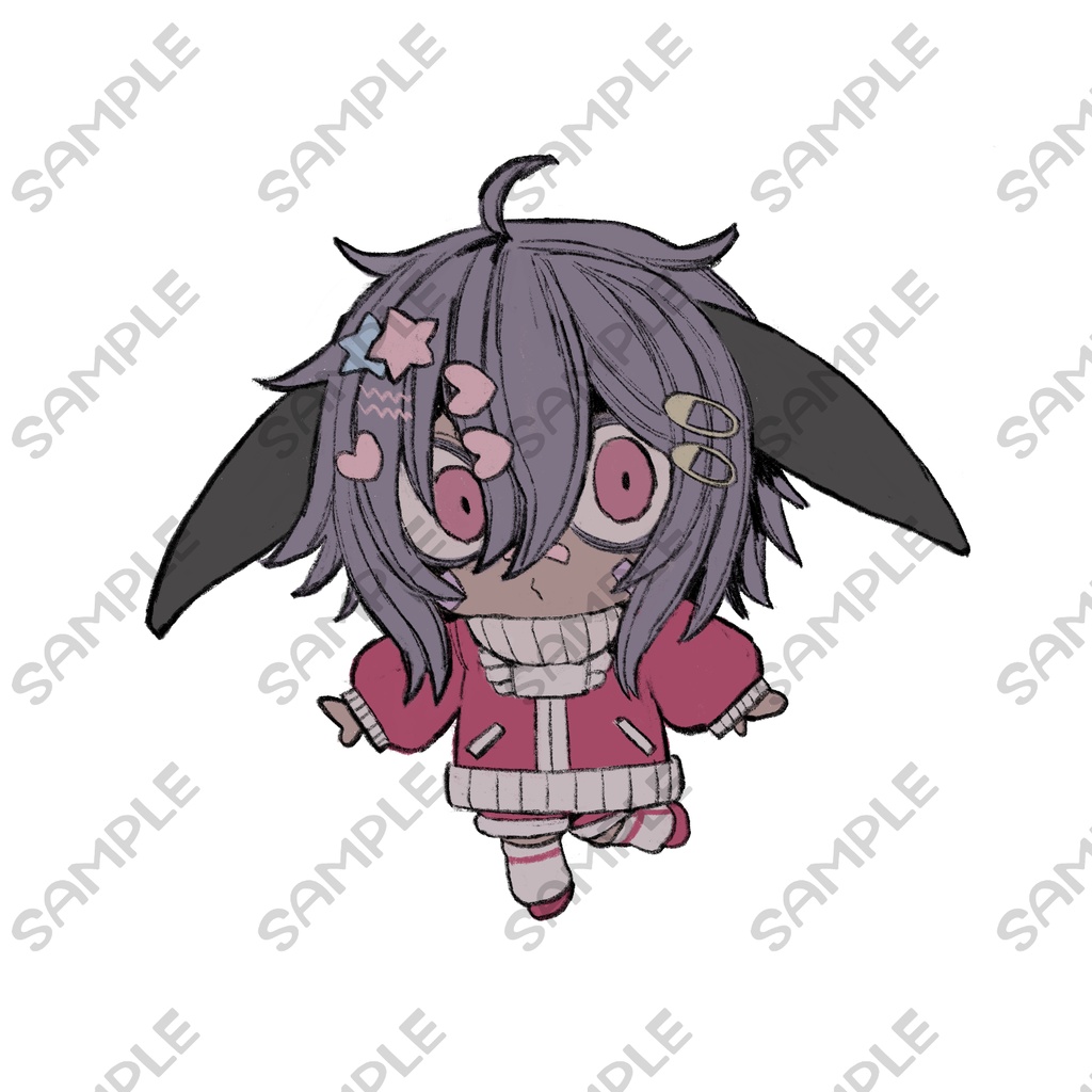 【2024年賭兎とまと誕生日記念グッズ】ポストカード&ステッカーセット