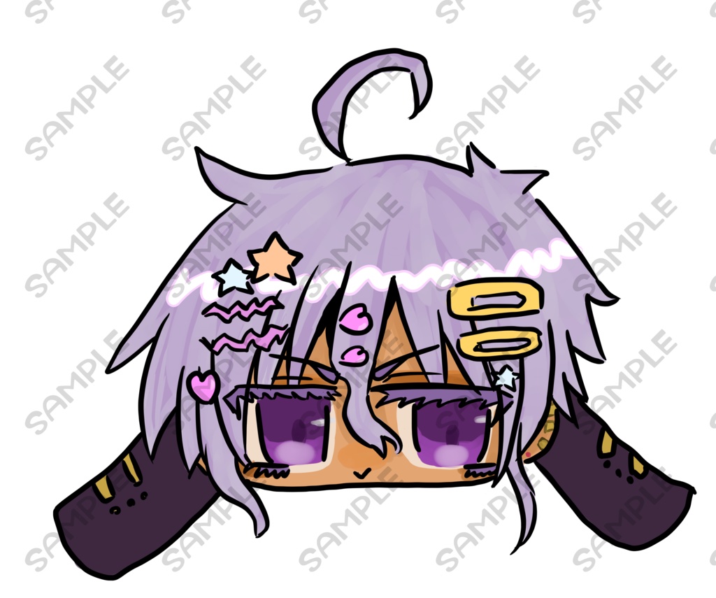 【2024年賭兎とまと誕生日記念グッズ】ポストカード&ステッカーセット