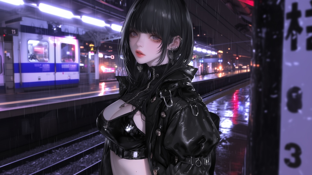 Midnight Transit｜10曲のSoft EDMと視線が交差する夜のアートパック