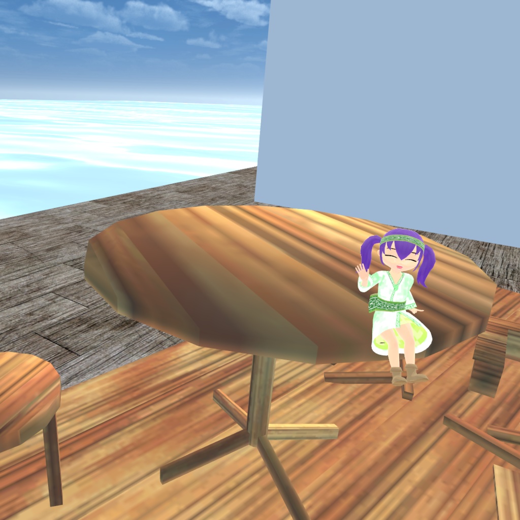 【VRChat想定3Dモデル】小さな旅人『メグ』