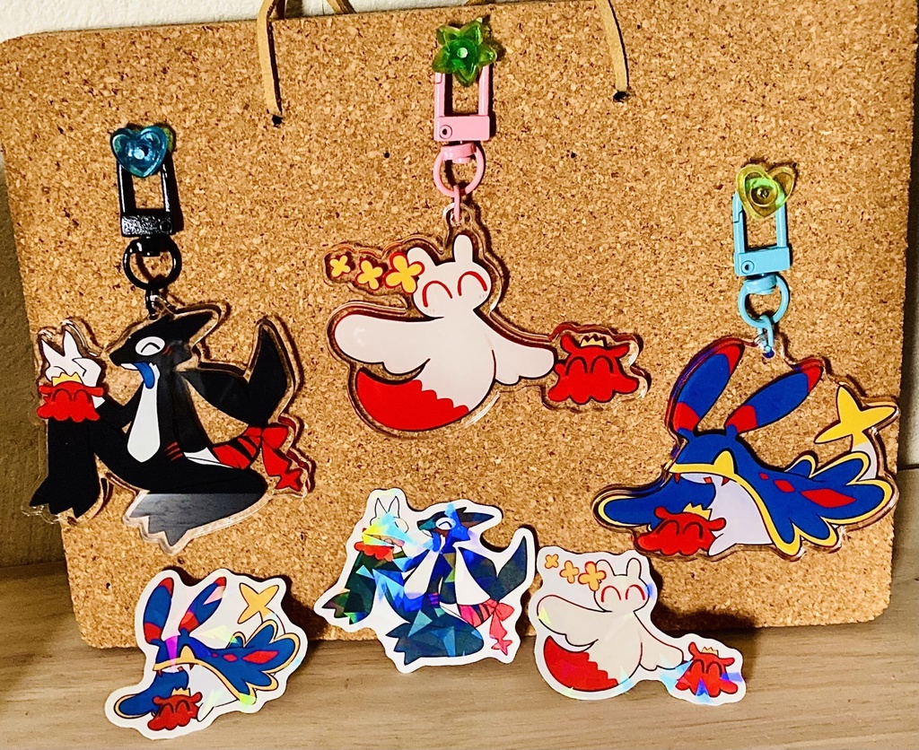 【二次受注生産】赤+海シリーズアクキー