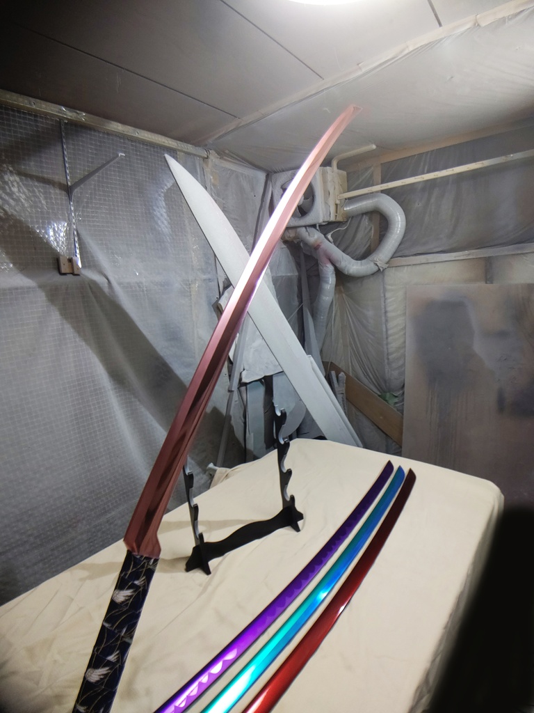 長大な樹脂製 剛刀!! (兄弟刀 各色取揃)