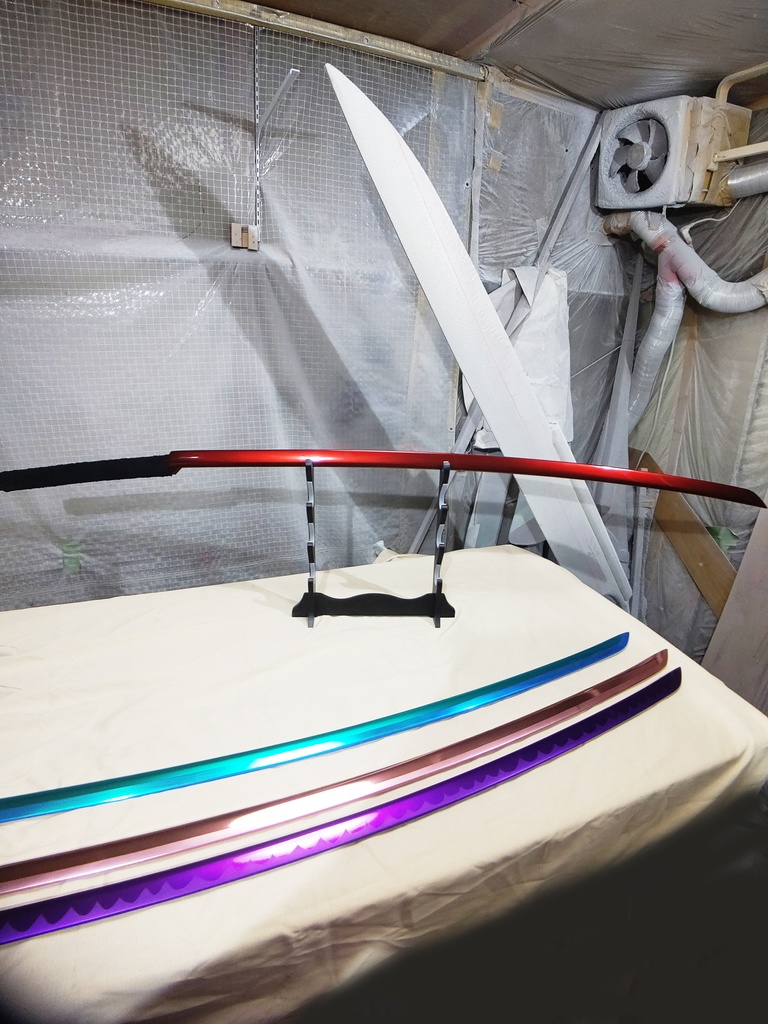 長大な樹脂製 剛刀!! (兄弟刀 各色取揃)