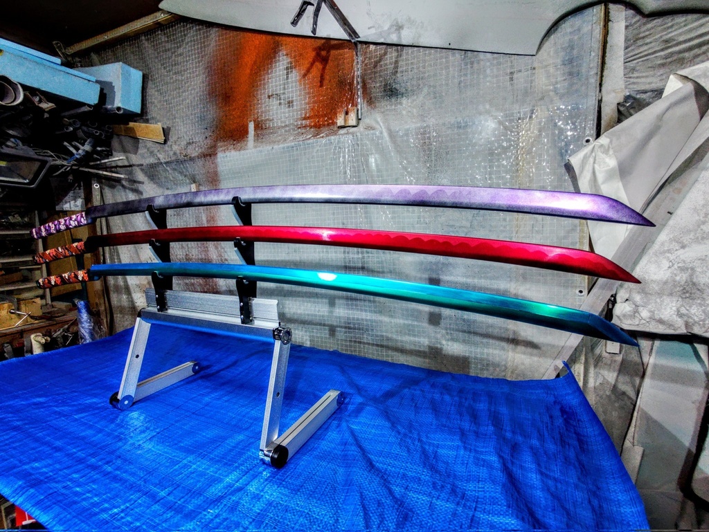 長大な樹脂製 剛刀!! (兄弟刀 各色取揃)