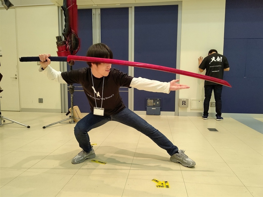 全長1.8m 樹脂製 剛刀! (姉妹刀 各色取揃)