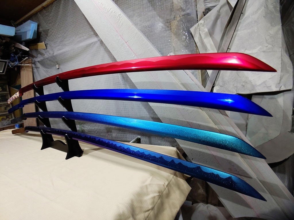 全長1.8m 樹脂製 剛刀! (姉妹刀 各色取揃)