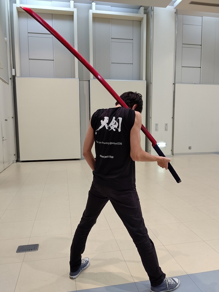 全長1.8m 樹脂製 剛刀! (姉妹刀 各色取揃)