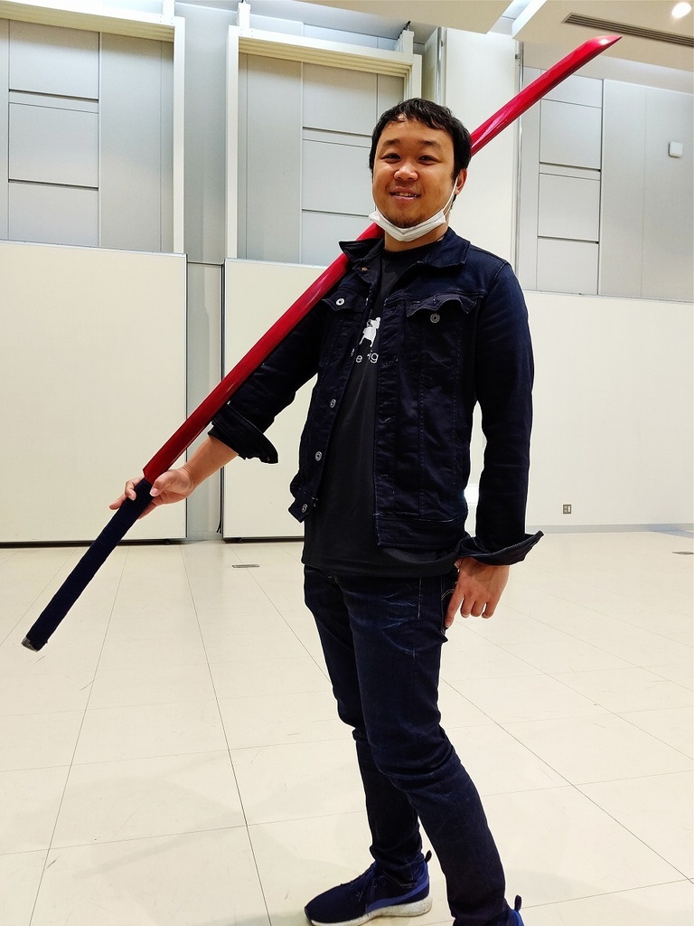 全長1.8m 樹脂製 剛刀! (姉妹刀 各色取揃)