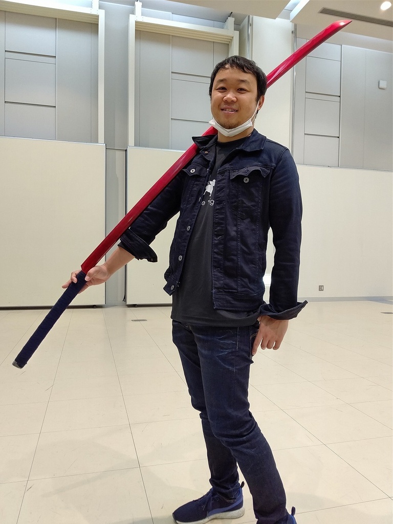 全長1.8m 樹脂製 剛刀! (姉妹刀 各色取揃)