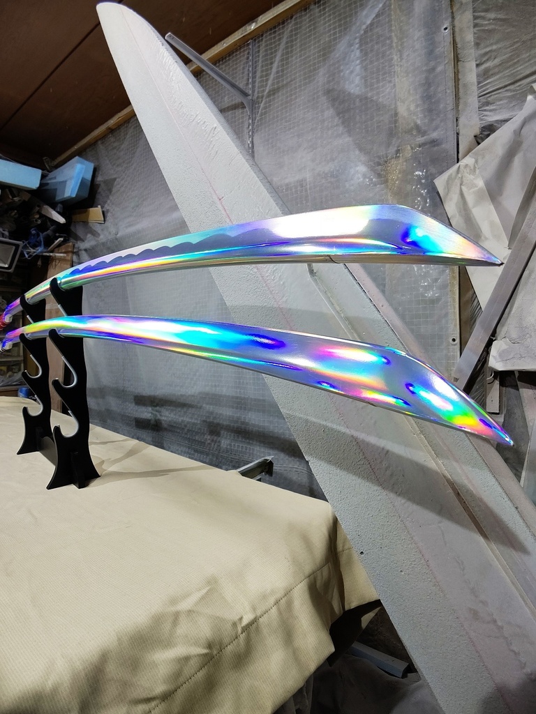 全長1.8m 樹脂製 剛刀! (姉妹刀 各色取揃)