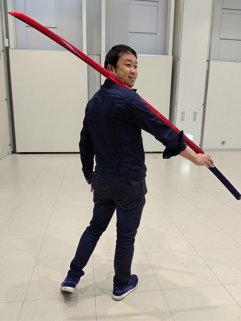 全長1.8m 樹脂製 剛刀! (姉妹刀 各色取揃)