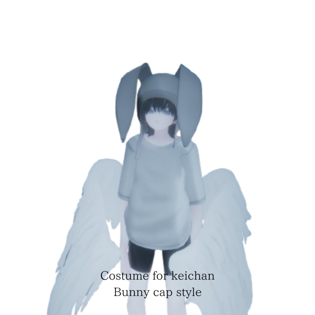 【Costume for keichan】Bunny cap style
