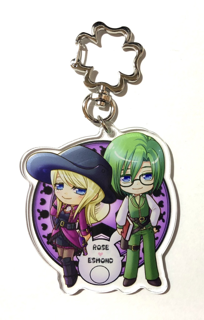 【エルネア】ローズ&エスモンドアクキー