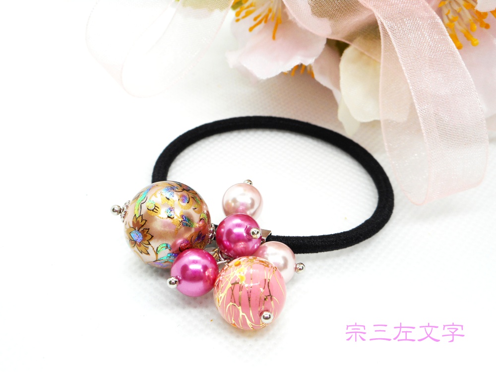 【刀剣乱舞】和風ヘアゴム改