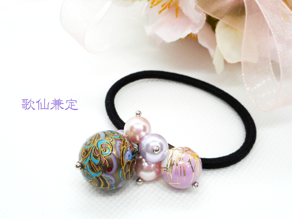 【刀剣乱舞】和風ヘアゴム改